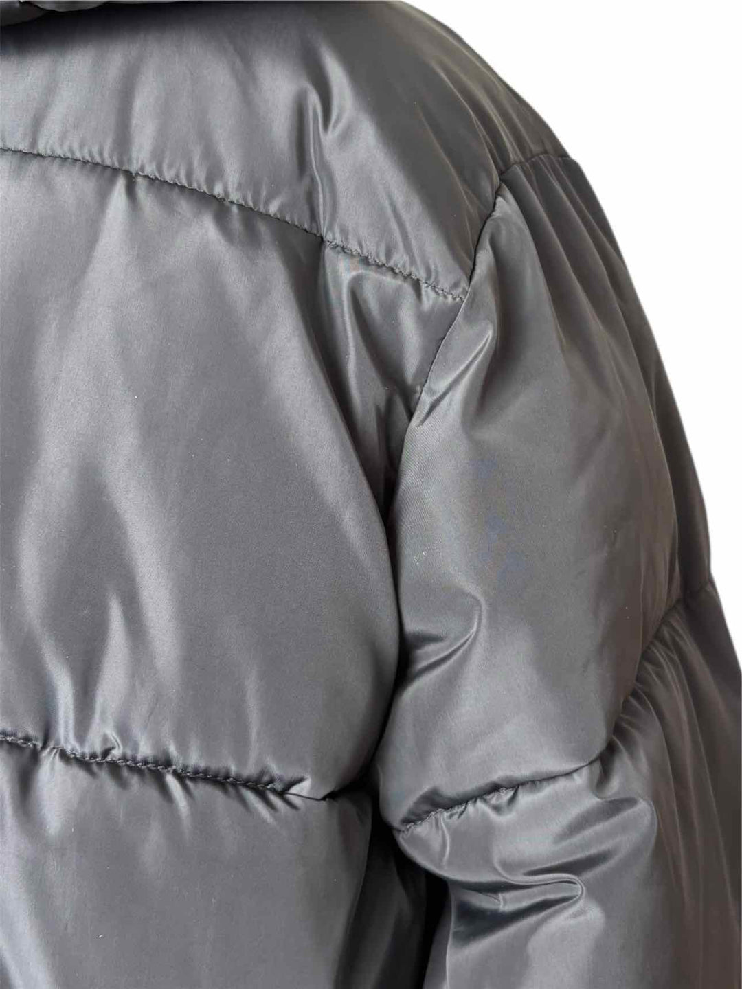 Ganni Size S/M Quilted Poly Coat