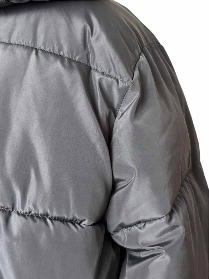 Ganni Size S/M Quilted Poly Coat