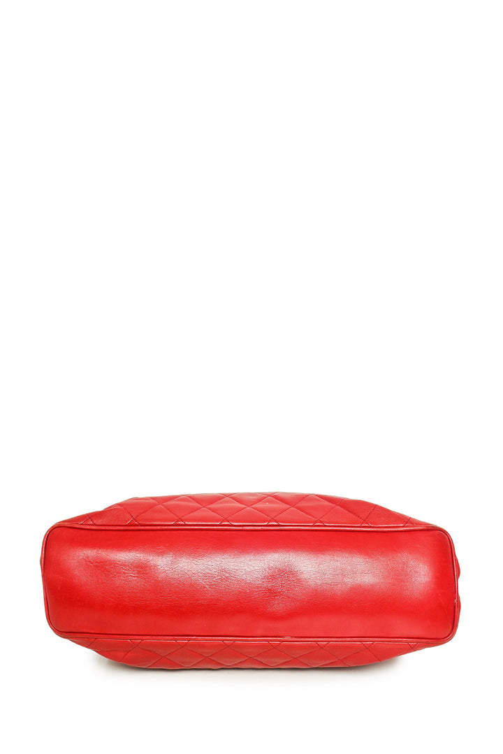 Chanel Vintage 2002-2003 CC Charm Lambskin Tote