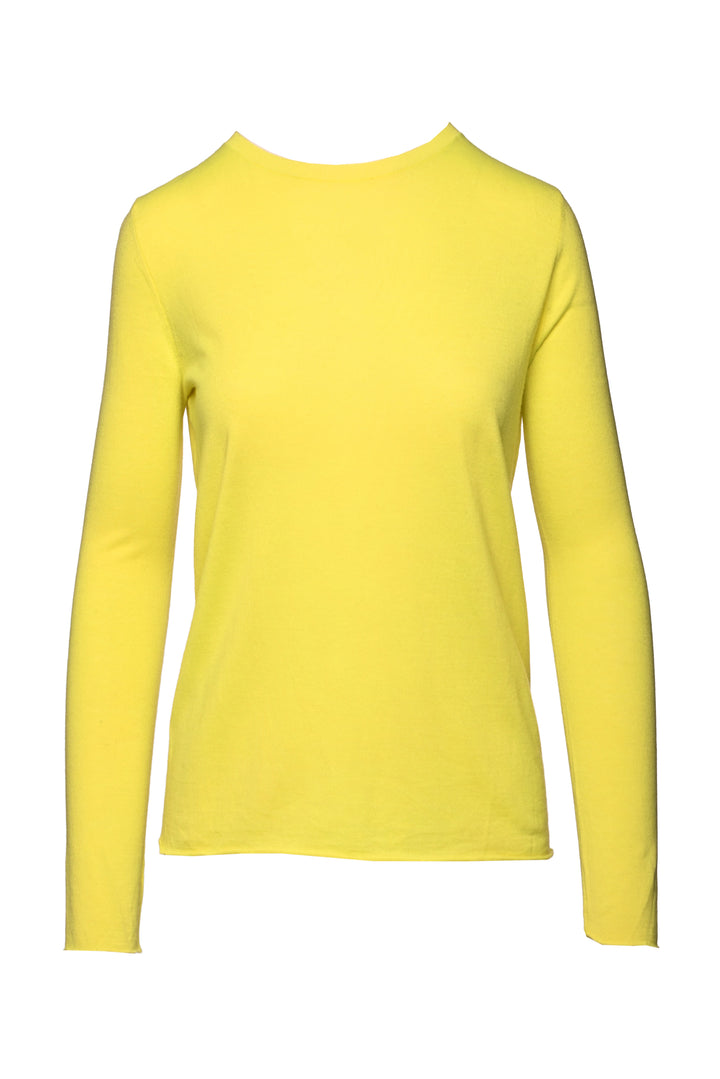 Lisa Yang Size 1 Cashmere Thin Knit Long Sleeve Tops