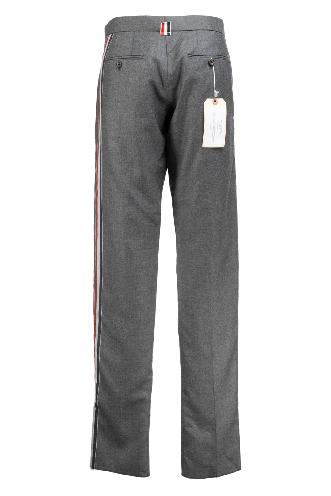 Thom Browne Size 1 Men's Side Seam Stripe Wool Pants