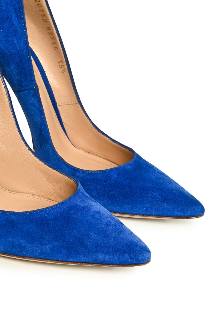 Gianvito Rossi Size 35.5 Suede 110 Pumps