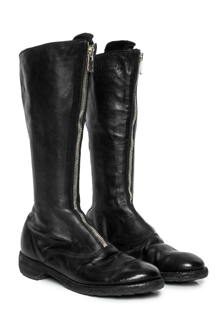 GUIDI Size 37 Front Zip Boots