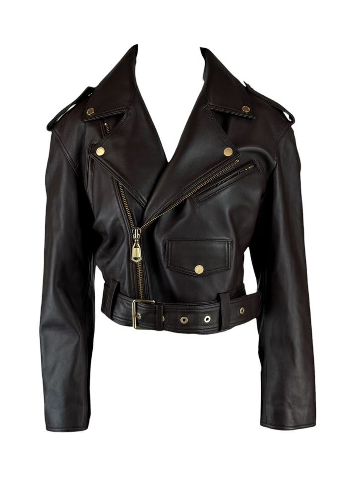 Zimmermann Size 1 Luminosity Leather Biker Jacket