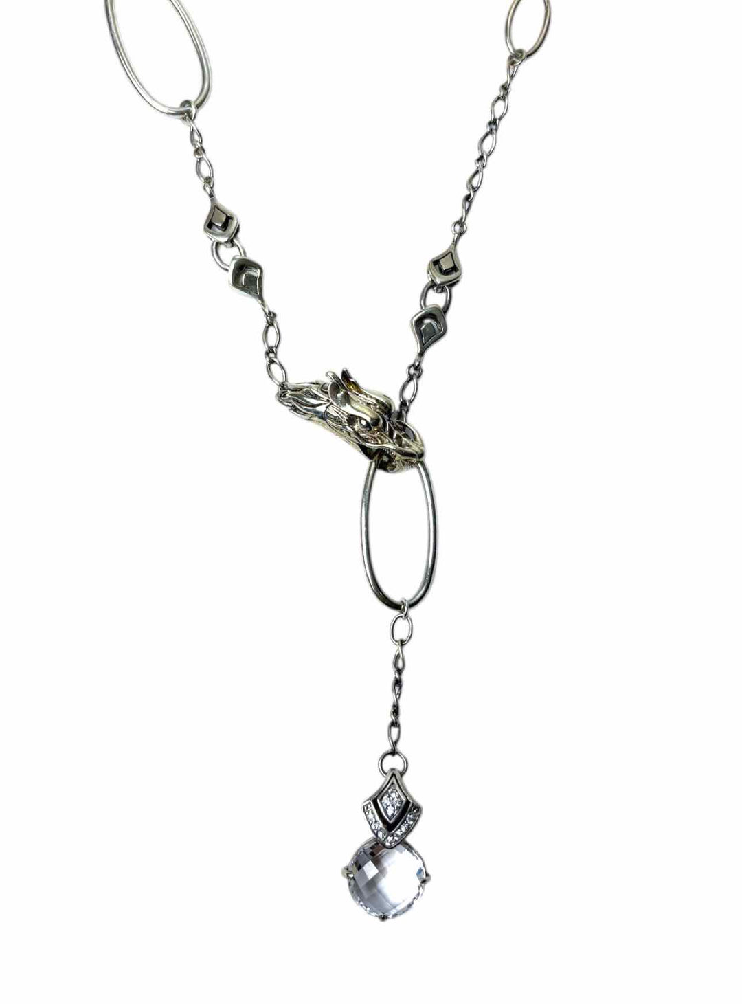 John Hardy Batu Naga Dragon Quartz Sapphire Necklace