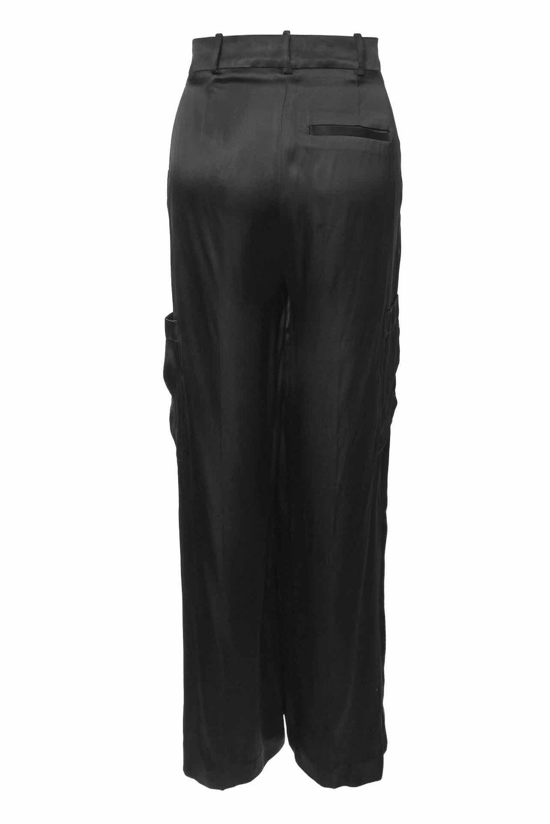 Loulou Studio Size S "Carmel" Satin Cargo Pants