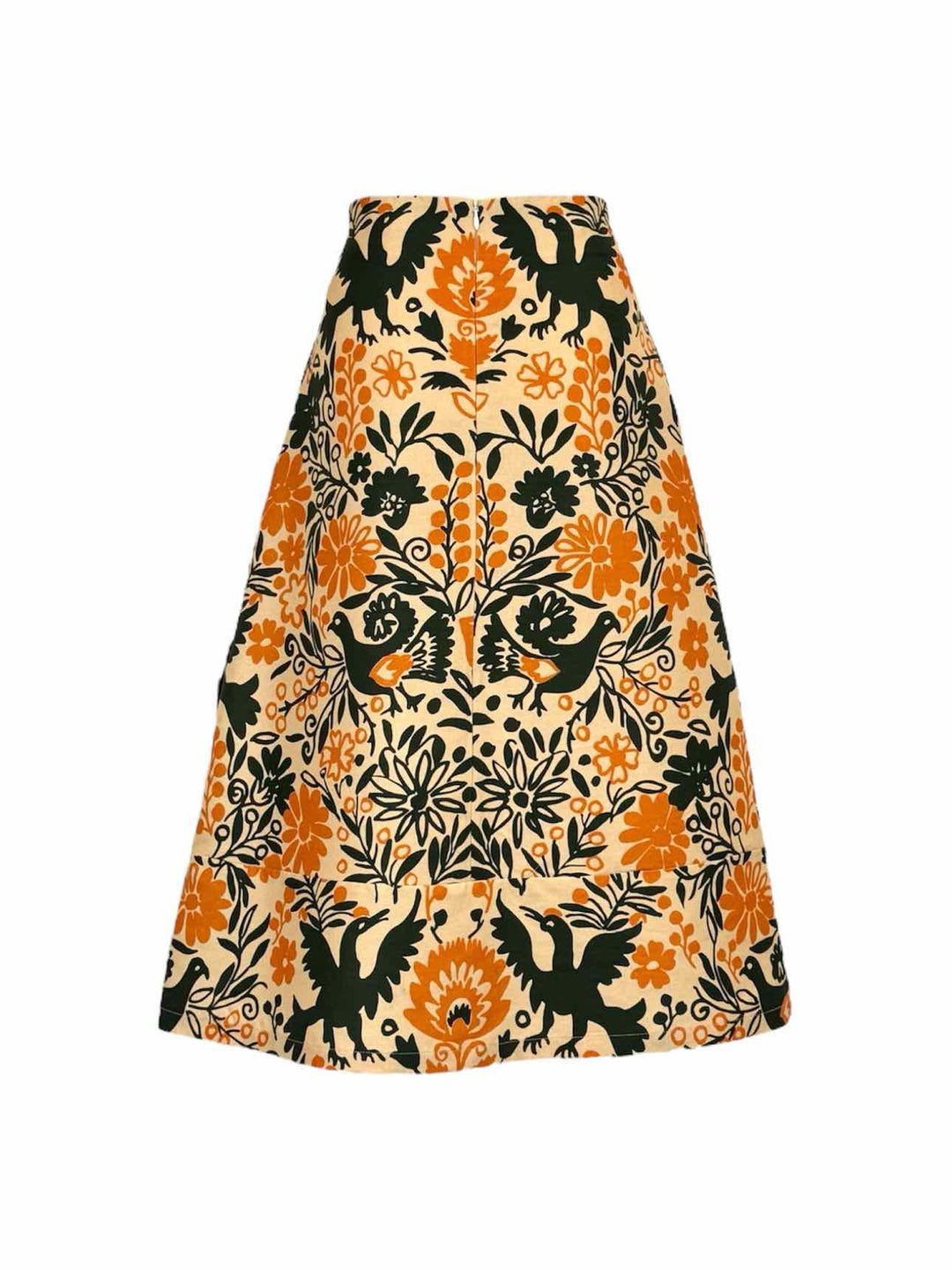 La Double J Size M Floral A-Line Skirt