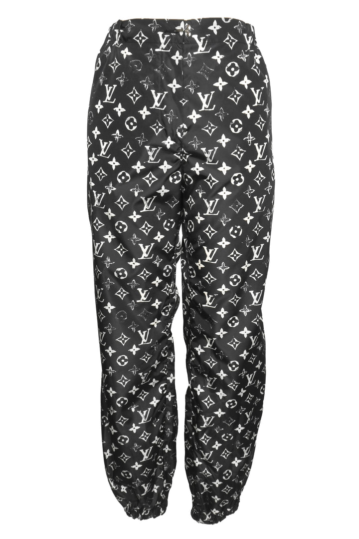 Louis Vuitton Size 38 Stencil Effect Monogram Jogging Pants