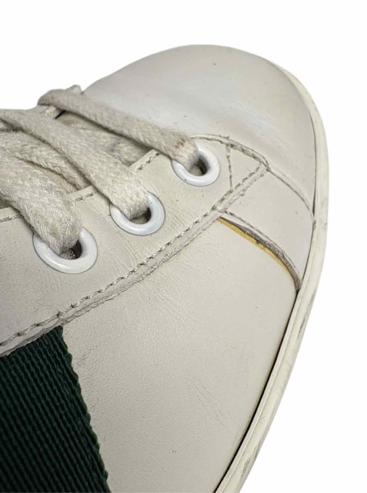 Gucci Size 38 Ace Leather Sneaker