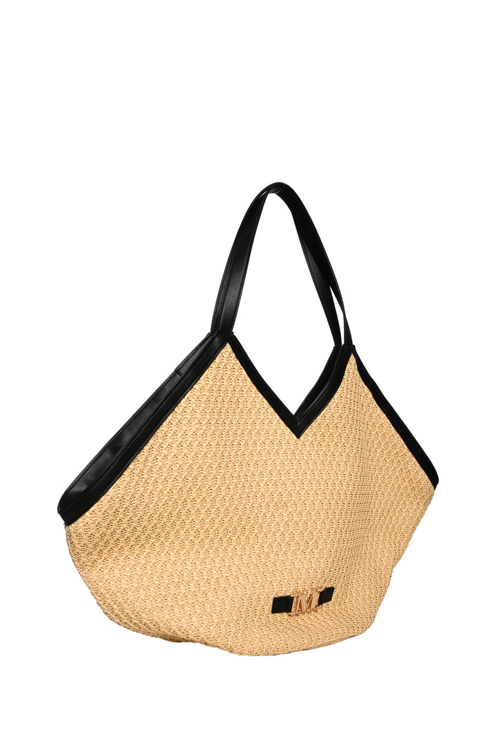 Max Mara Beachwear Luigi Raffia Tote