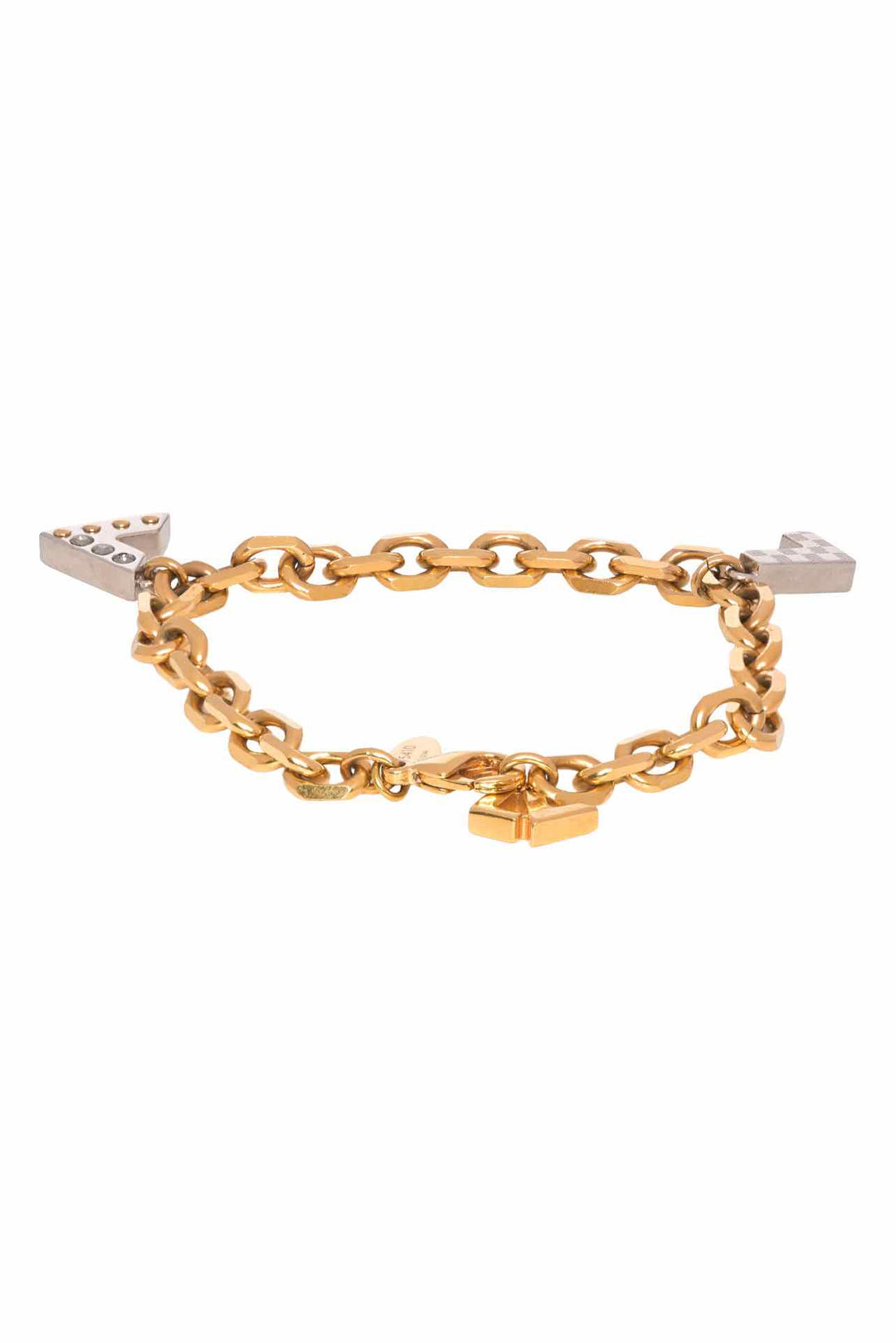 Louis Vuitton Two Tone Love Letter Timeless Bracelet