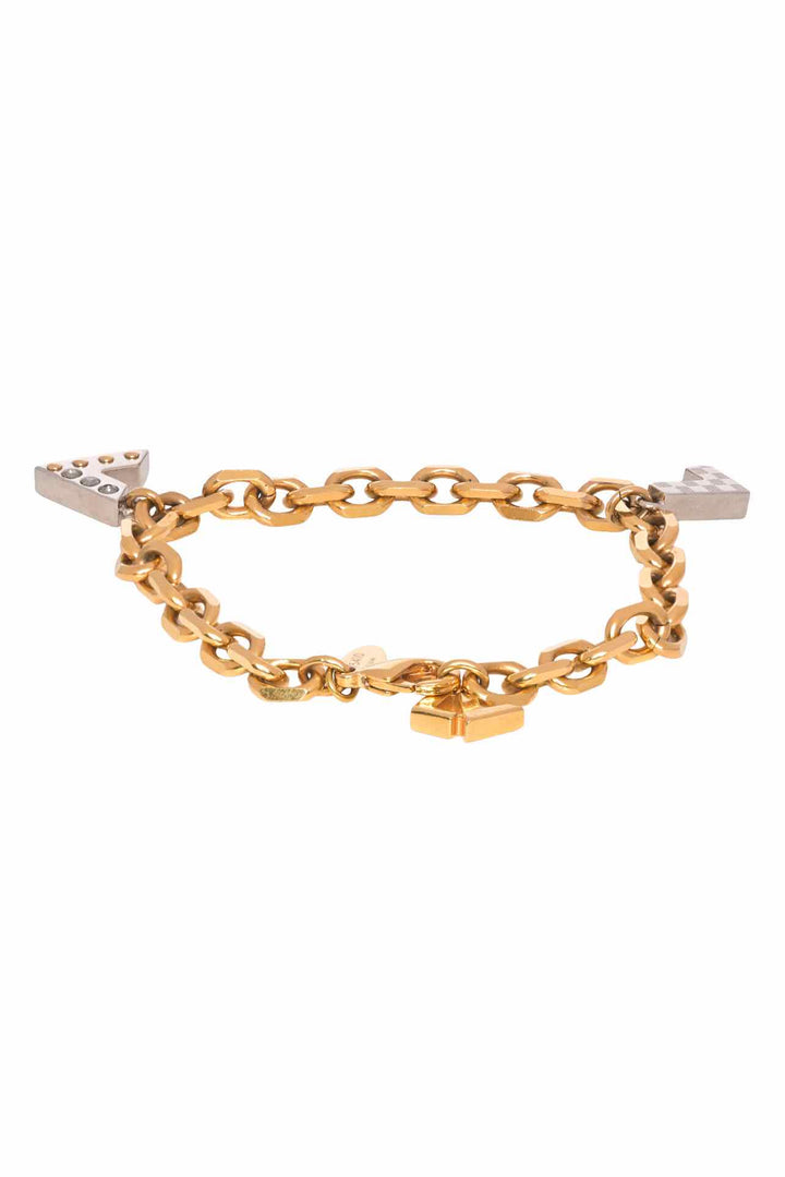 Louis Vuitton Two Tone Love Letter Timeless Bracelet