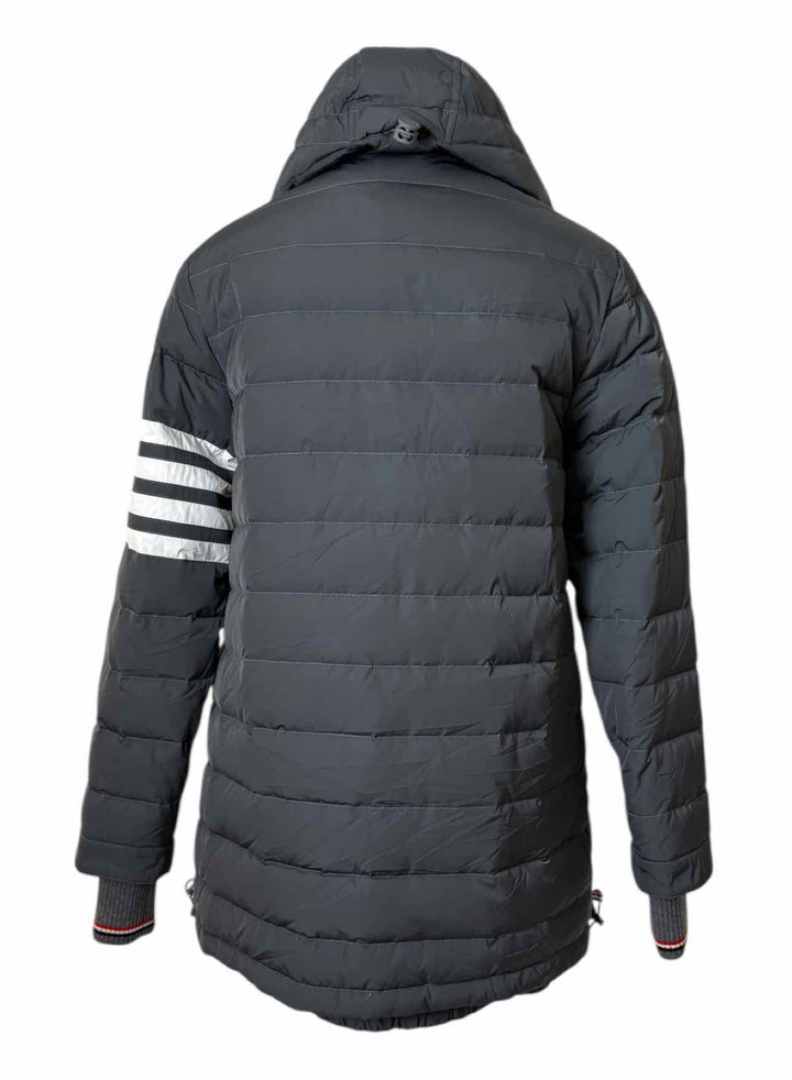 Thom Browne Size 40 Grey Down-Filled Puffer Jacket