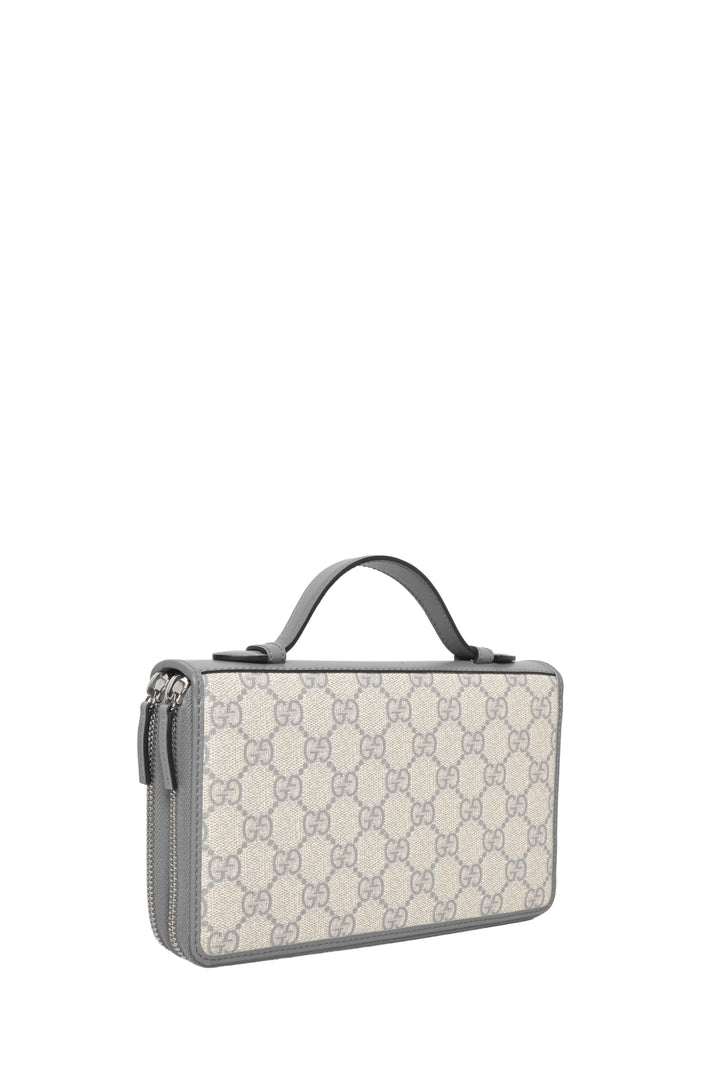 Gucci GG Monogram Coated Canvas Travel Document Case & Wallet Clutch