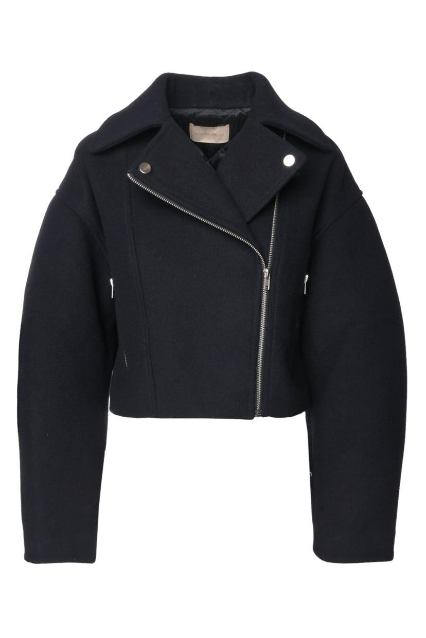 Vanessa Bruno Size 36 Cropped Wool Blend Jacket