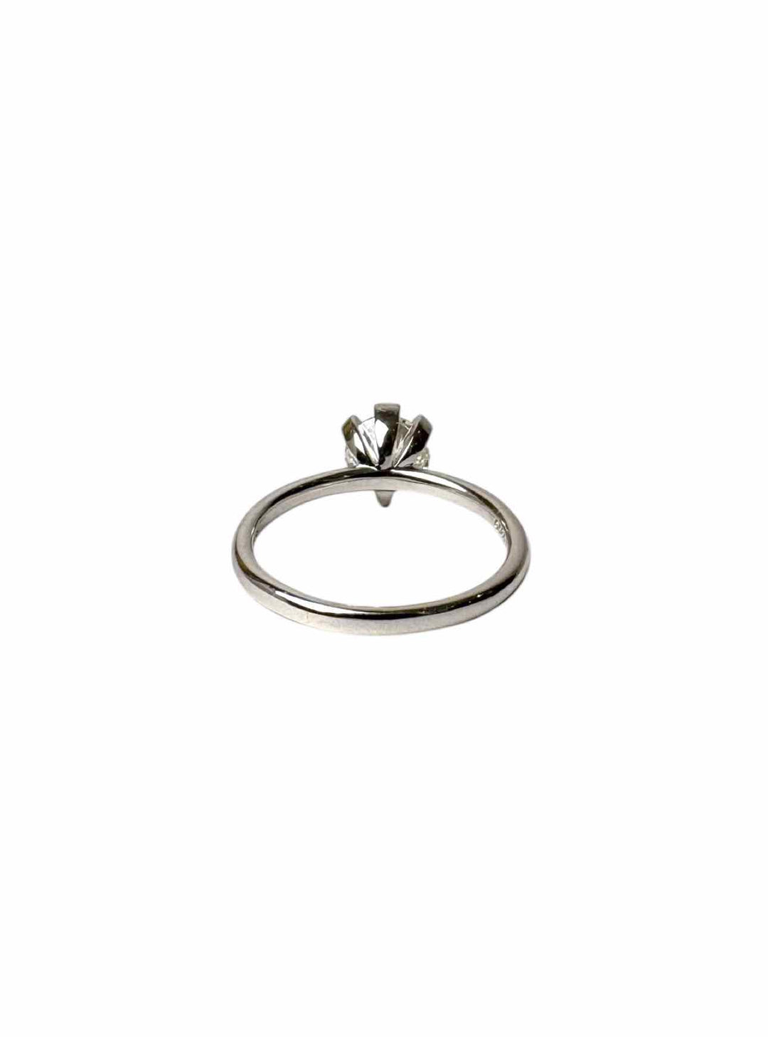 Pandora Size 6.25 14K White Gold Ring with 1CT Lab Grown Diamond.