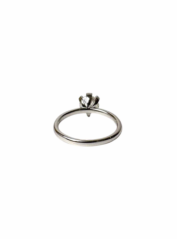 Pandora Size 6.25 14K White Gold Ring with 1CT Lab Grown Diamond.