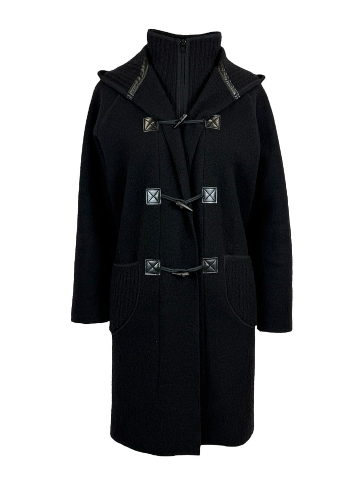 Saint James Size 6 Hooded Wool Coat