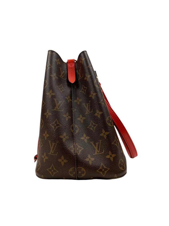 Louis Vuitton Coquelicot Red Monogram Canvas Neonoe MM Bag