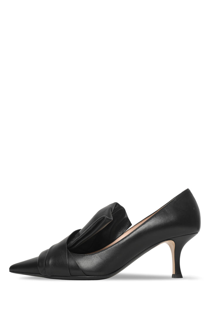 No. 21 Size 39 Knotted Leather Pumps