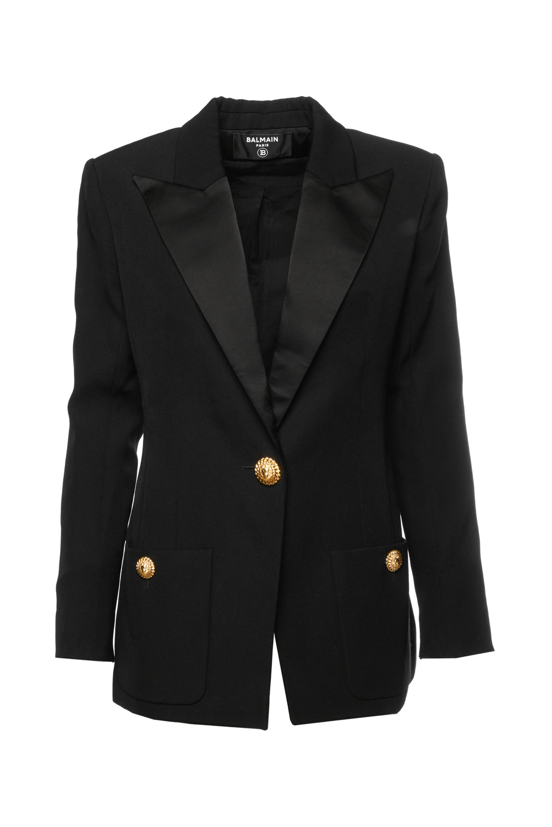 Balmain Size 40 Wool Blazer