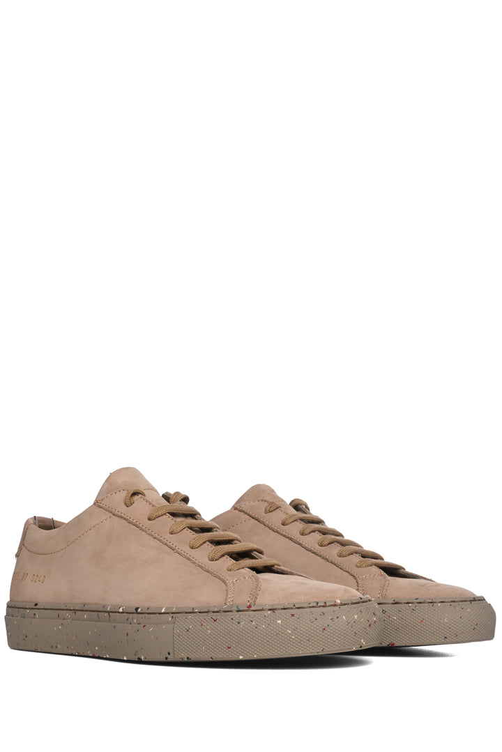 Common Projects Size 37 Achilles Low Nubuck Confetti Sneaker