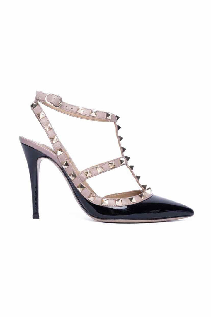 Valentino Size 35.5 Rockstud T-Strap Pumps