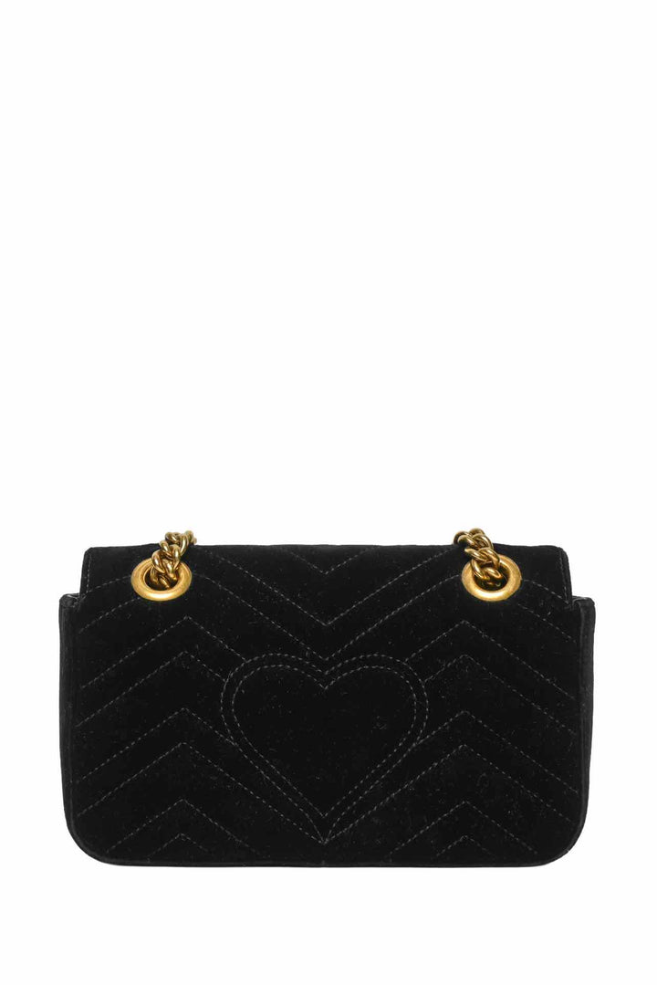 Gucci Marmont Small Velvet Shoulder Bag
