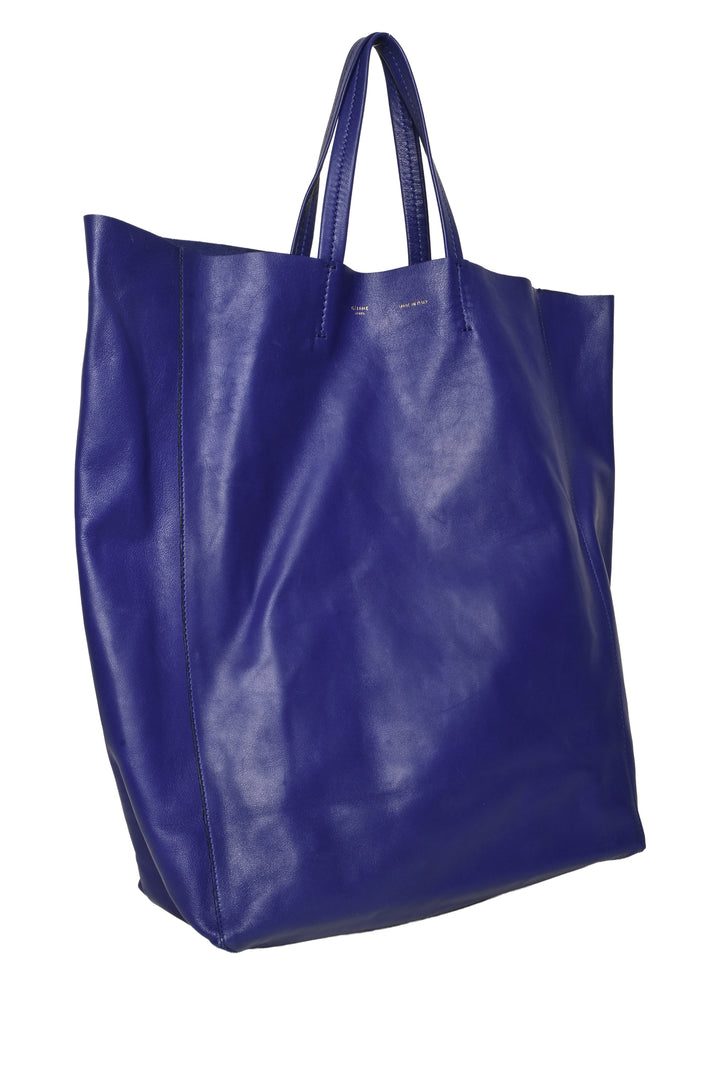 Celine 2010 Smooth Leather Vertical Cabas Tote