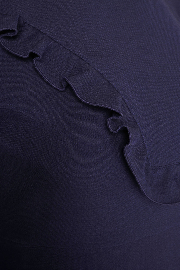 Fendi Size 36 2016 Ruffle Collar Mini Dress