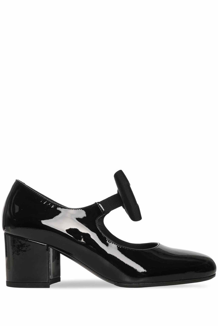 Chanel Size 36 Patent Calfskin Bow Mary Jane Pumps