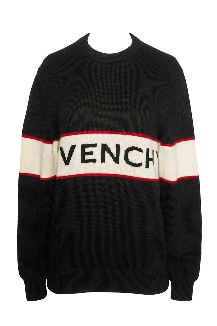 Givenchy Size S Logo Wool Knit Sweater
