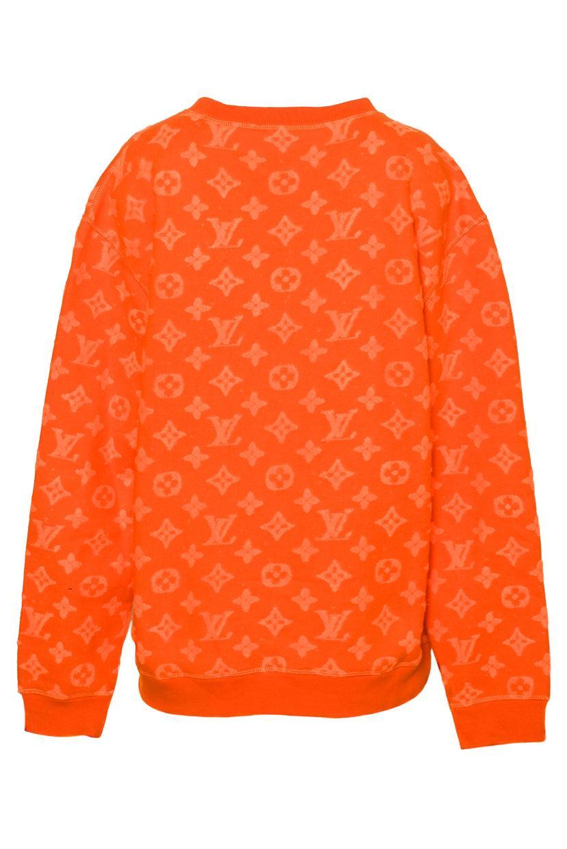 Louis Vuitton Size L Monogram Jacquard Crewneck Sweatshirt