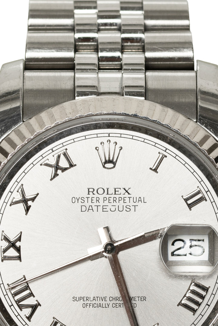 Rolex Rolex Oyster Perpetual Datejust 36mm Stainless Steel Watch