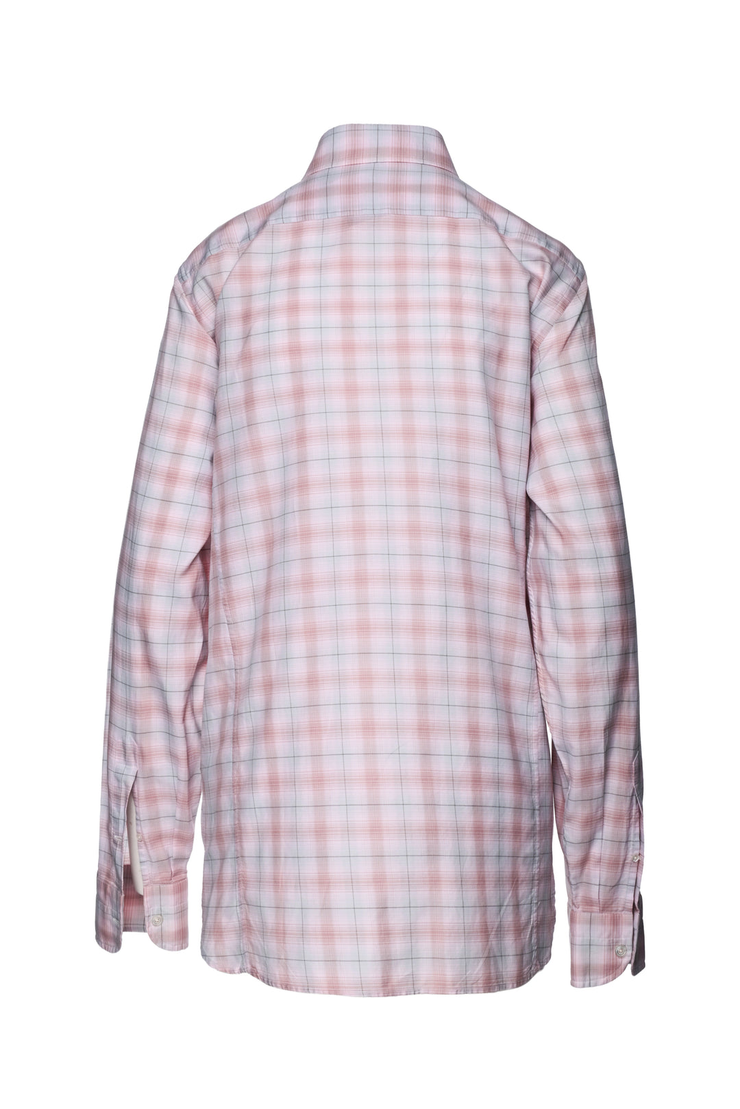 Tom Ford Size 32 Men's Plaid Cotton Shirt Long Sleeve