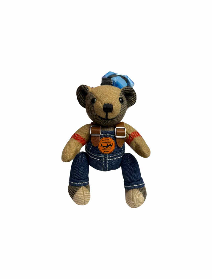 Burberry Thomas Dungarees Vintage Check Cashmere Bear Key Chain Misc