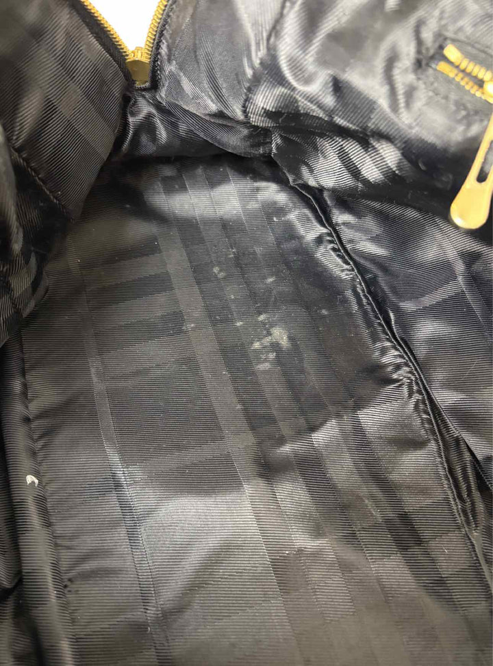 Burberry Quilted House Check fabric and Leather  Purse