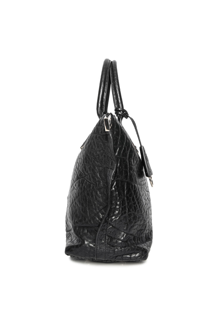 Mulberry Textured Leather Shoulder Bag