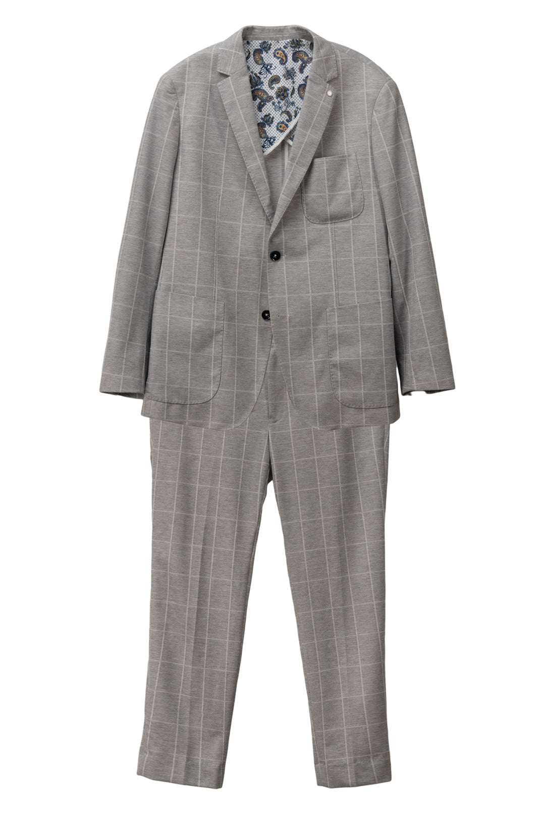 Blue Industry Size 44 Men's Single Breasted Blazer & Pant Suit