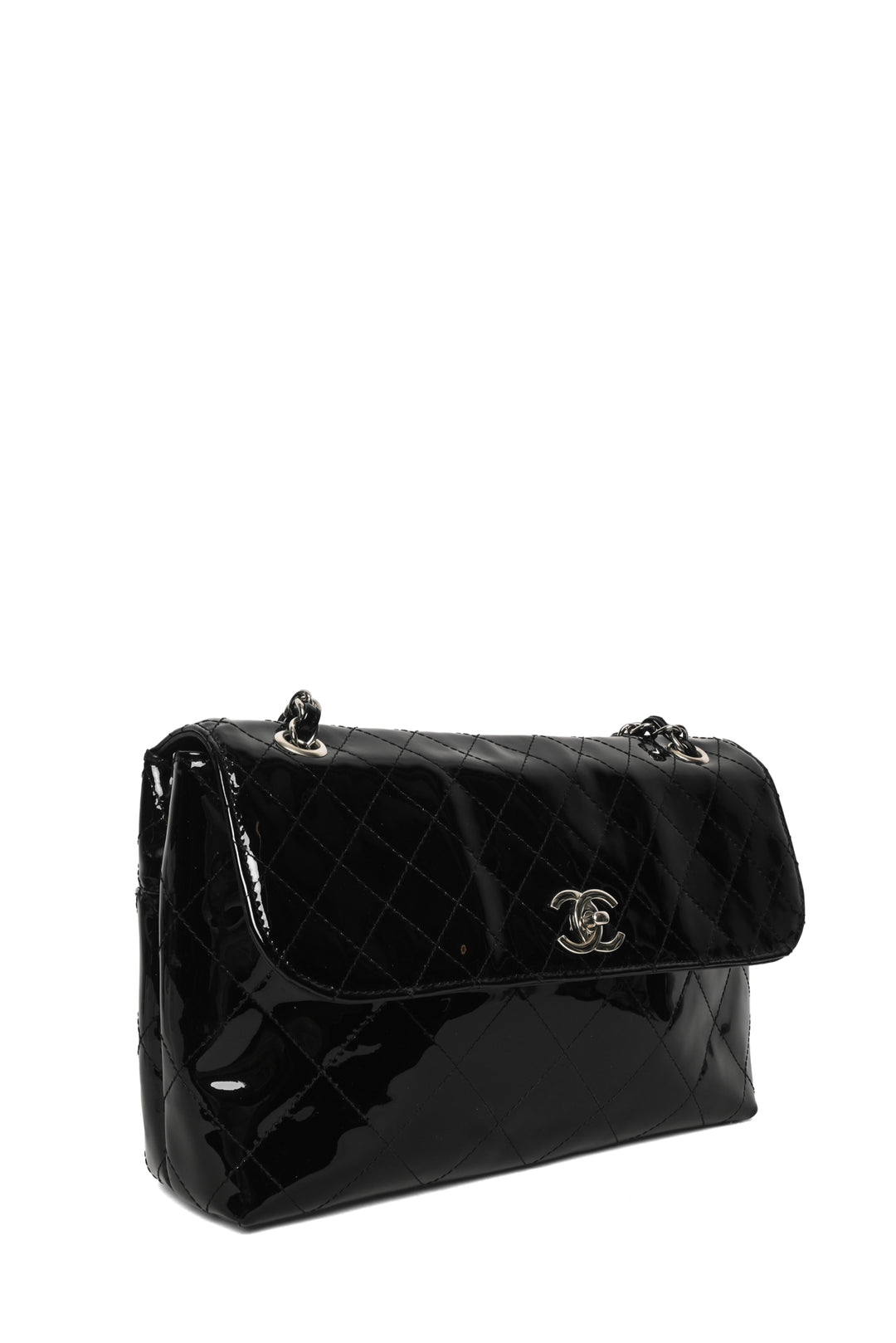 Chanel 2010-2011 Quilted Patent In The Business Flap Bag