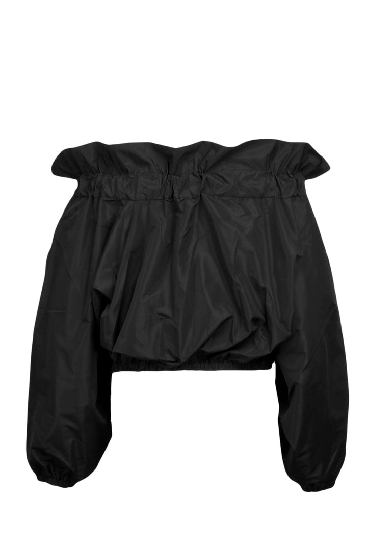 Patou Size 36 Grosgrain Puff Sleeve Tops