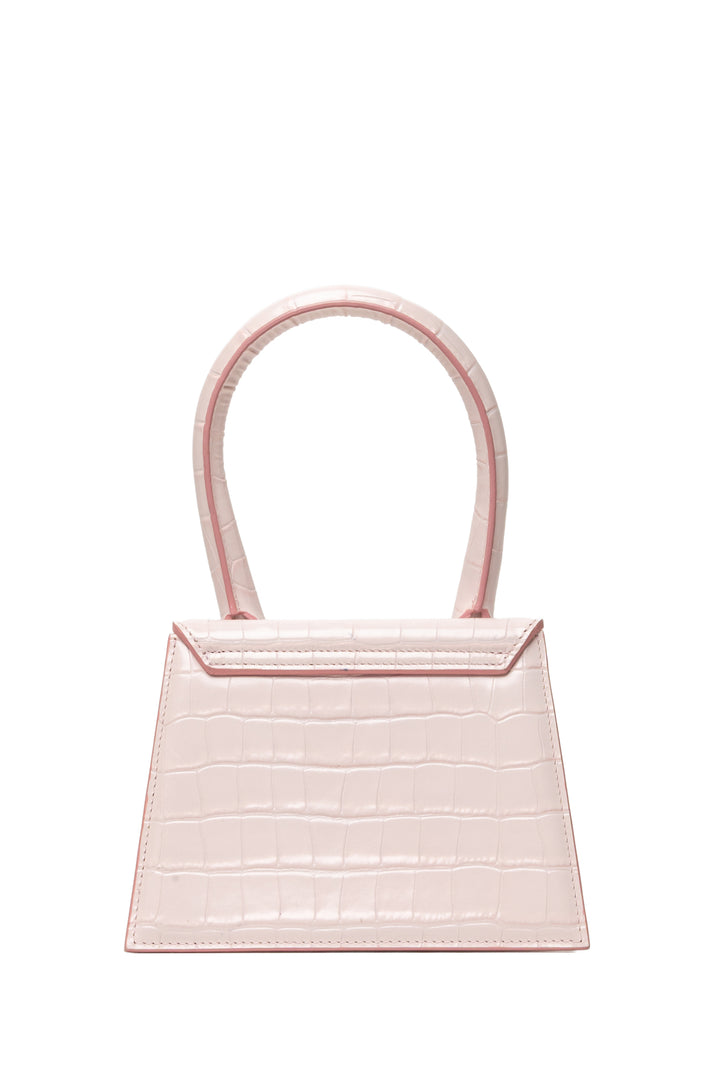 Jacquemus Le Chiquito Moyen Croc-Embossed Leather