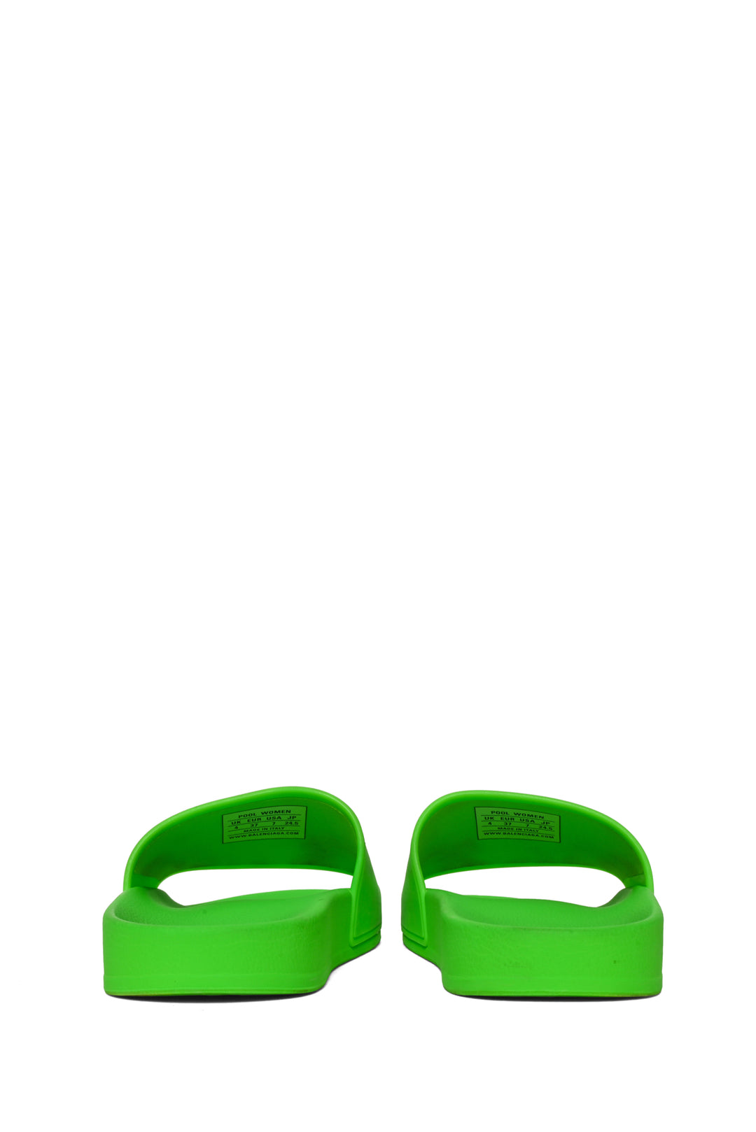 Balenciaga Size 7 Logo Pool Slide Sandals
