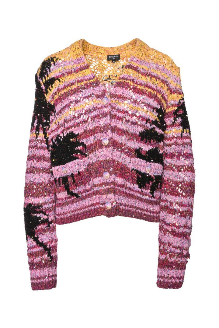 Chanel Size 36 2024 Cruise Sequinned Cardigan