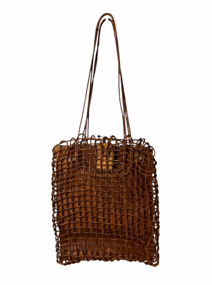 Dragon Diffusion Woven Leather Tote