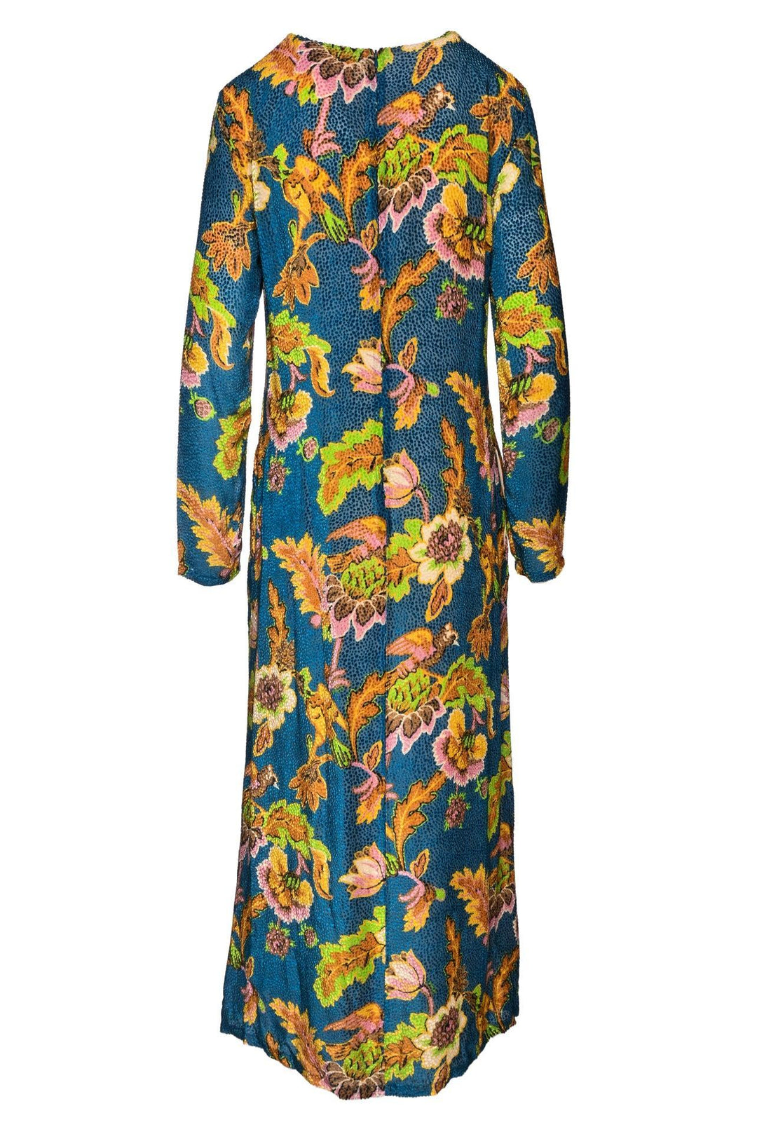 La Double J Size M Floral Velvet Swing Maxi Dress