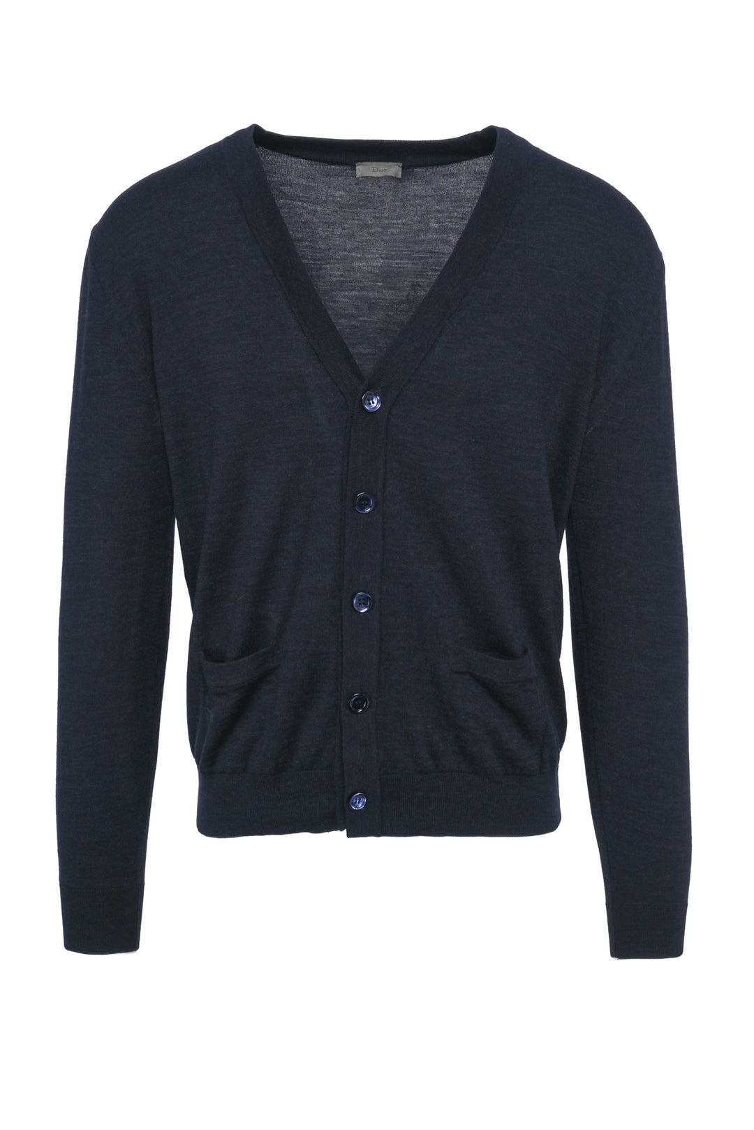 Dior Size M Men's Fine Knit Wool Cardigan