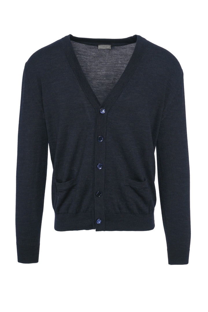 Dior Size M Men's Fine Knit Wool Cardigan