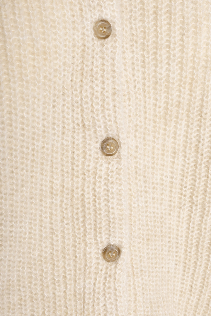 Jenni Kayne Size S Alpaca-Blend Button-Up Cardigan
