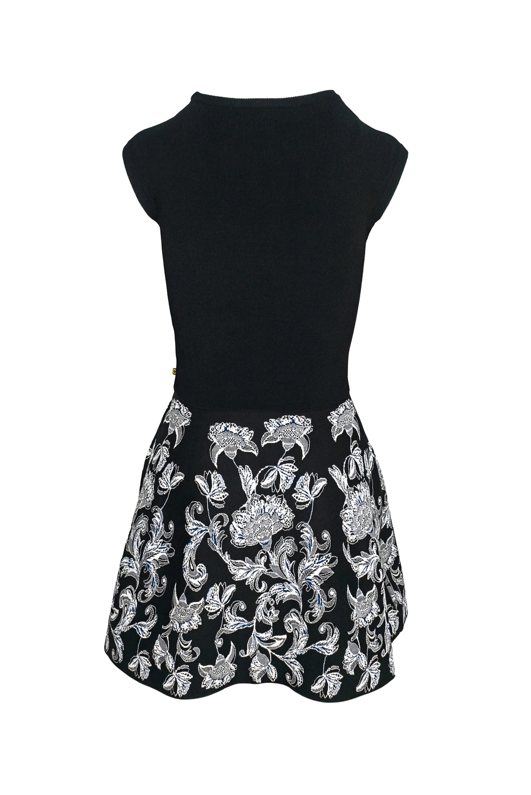 Louis Vuitton Size XS Floral Knit Sleeveless Dress